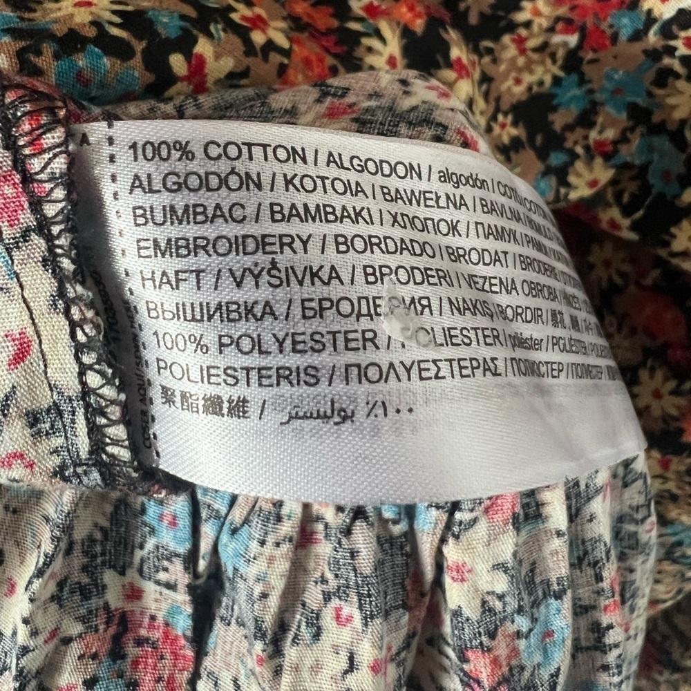 Mango Floral Embroidered Ruffle Dress - Picture 9 of 13